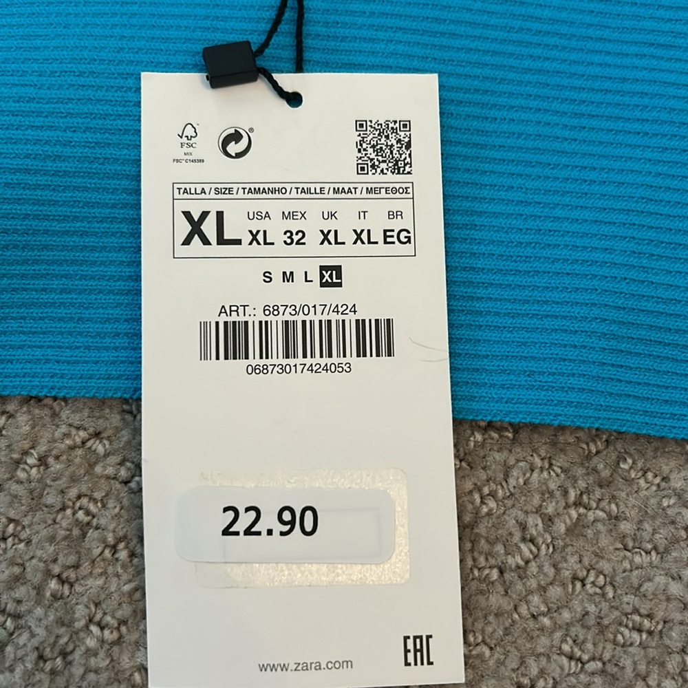 Zara Ribbed Crop Top - Picture 7 of 7